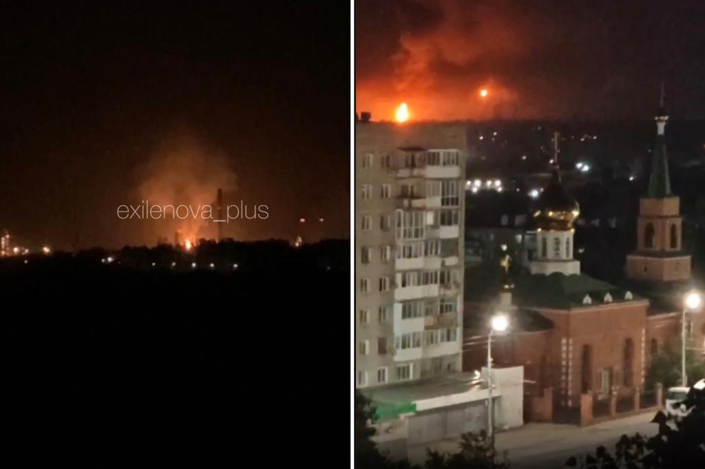 Ukraine Armed Forces releases dramatic footage of damaging...